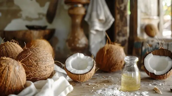 روغن نارگیل گرم